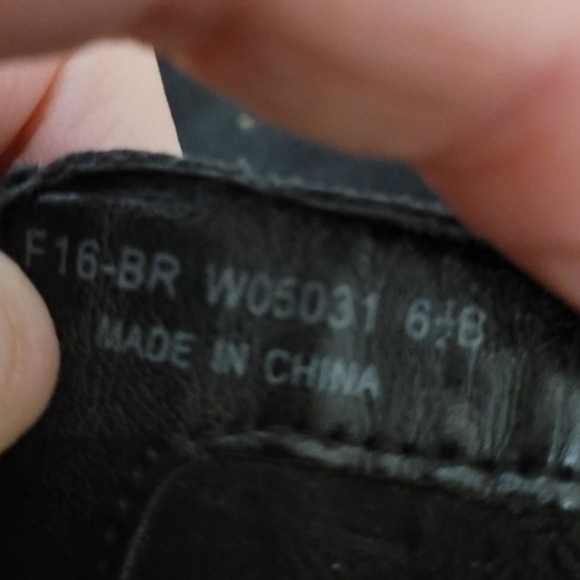 Cole Haan Chelsea Boot Black suede leather stacked heeled ankle boot women's 6.5 - Picture 5 of 13